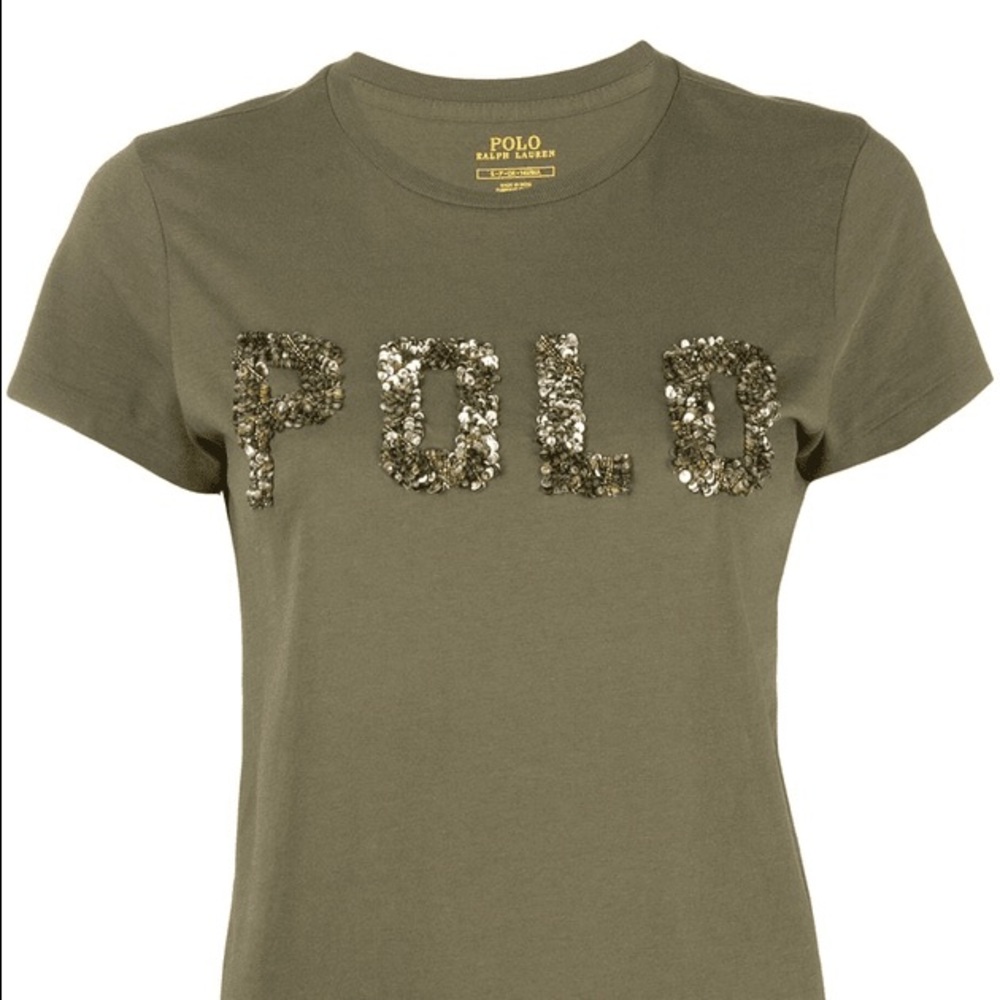Polo sequin tee